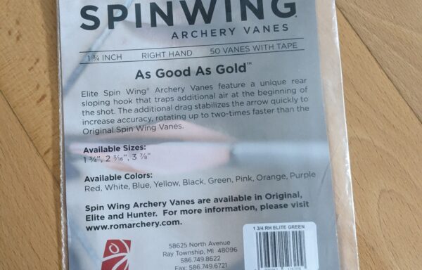 Spin Wings grün 1 3/4 Zoll (35 Stück)